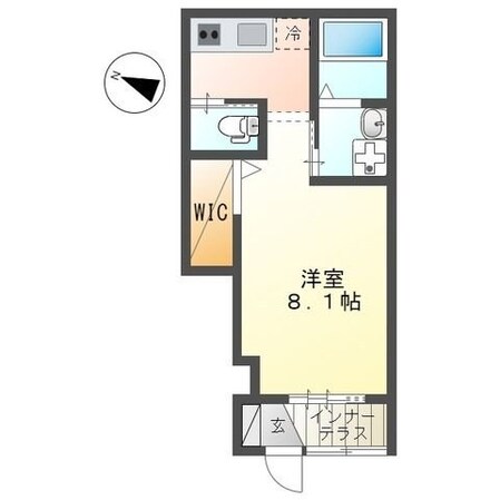 エルシオン富岡の物件間取画像